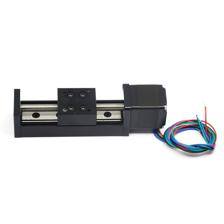 50mm effektive Verfahrlänge Mini Linear Rail Guide Gewindespindel T6x1 mit NEMA11 Schrittmotor für D