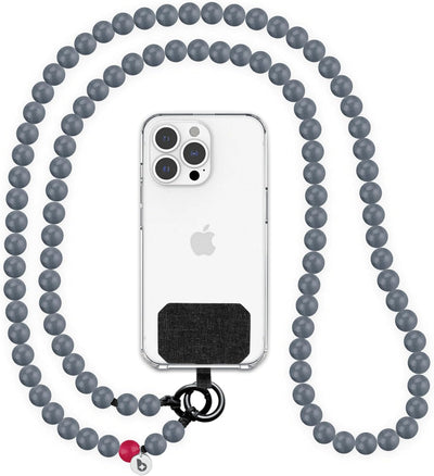 beadstars Perlen Handykette Universal zum Umhängen inkl. Patch und Geschenkbox, handgefertigt in Deu