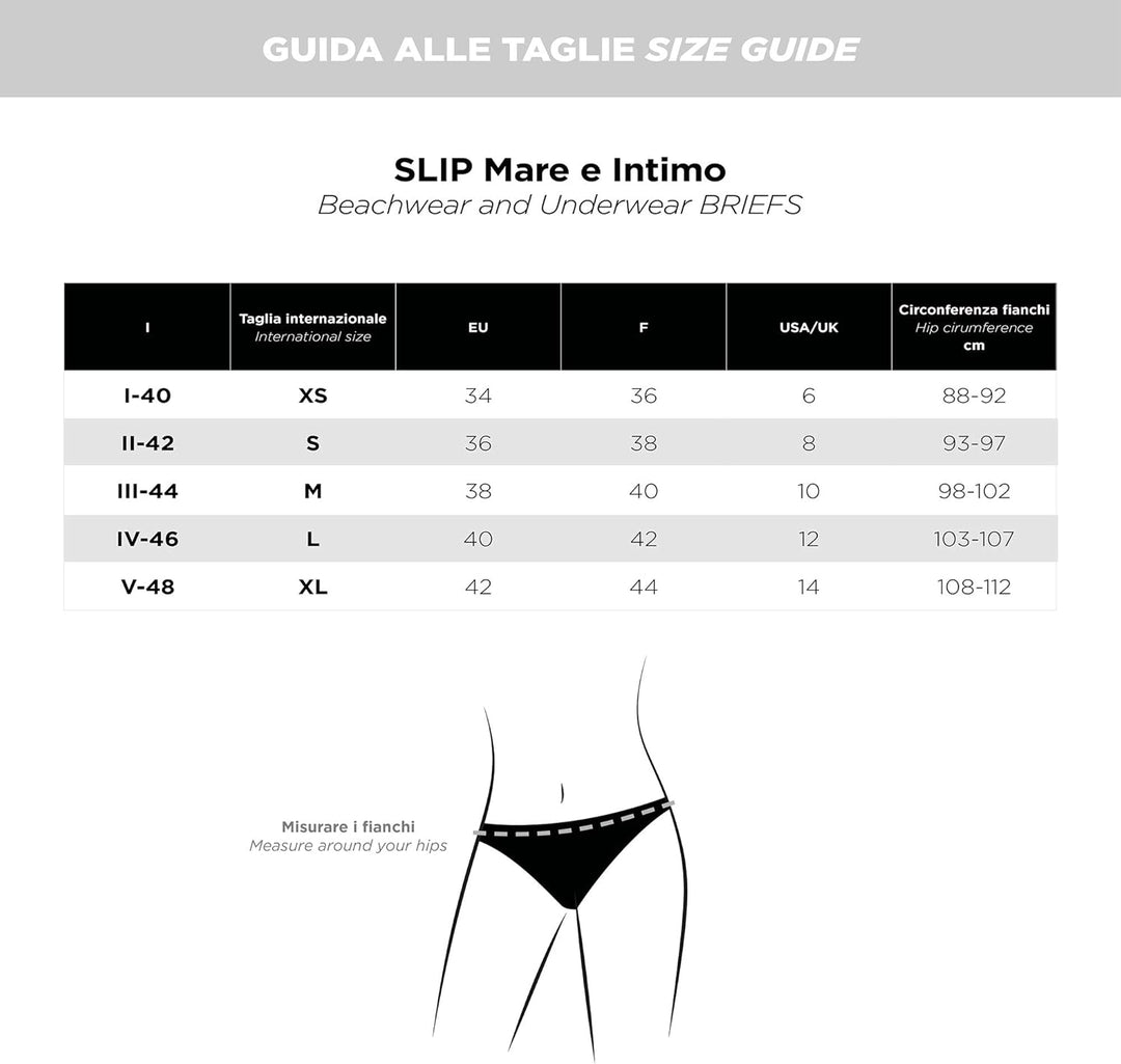 goldenpoint Bikini Damen Badeanzug Slip mit Riemen VIP Lounge S Schwarz, S Schwarz