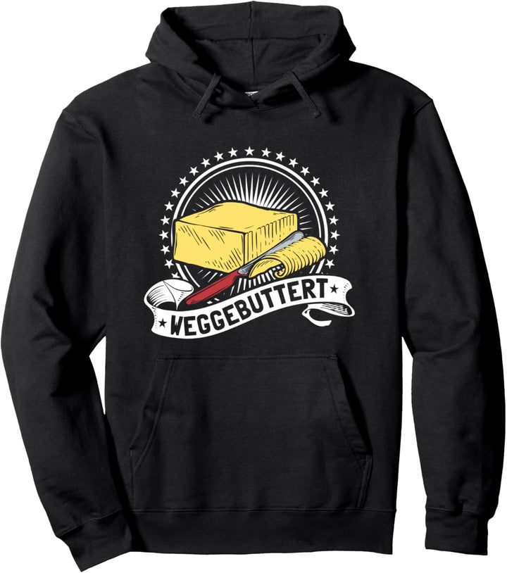 Weggebuttert Pullover Hoodie