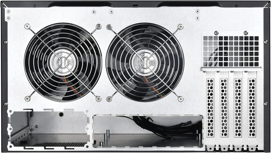 SilverStone Technology SST-CS381 v 1.2 - Case Storage ATX Midi Tower Computer Gehäuse, innen schwarz