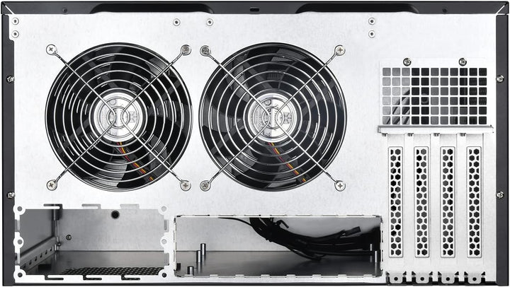 SilverStone Technology SST-CS381 v 1.2 - Case Storage ATX Midi Tower Computer Gehäuse, innen schwarz