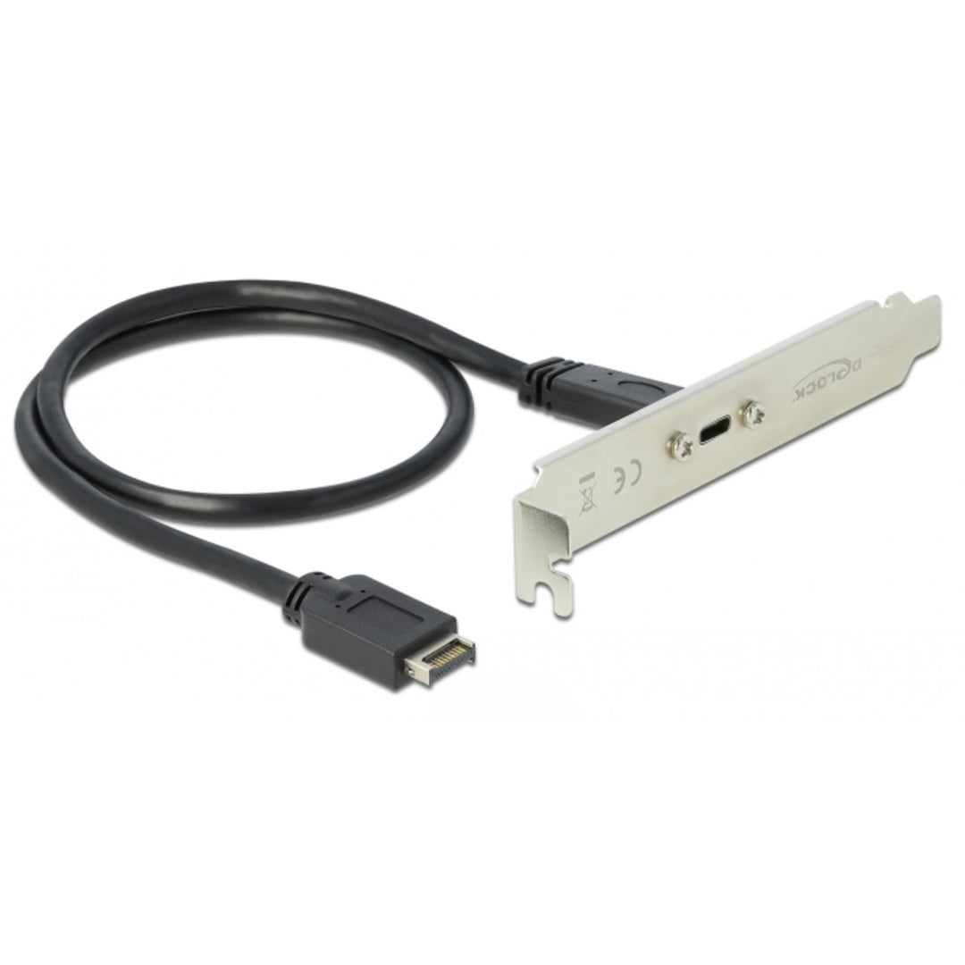 Delock Slotblech mit 1 x USB Type-C Port
