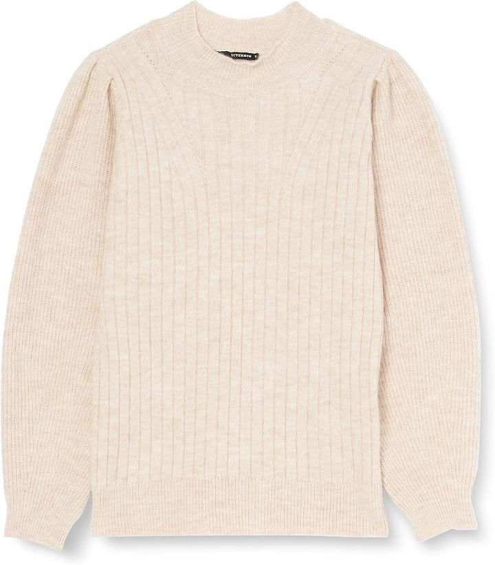 Supermom Damen Pull Cleveland Long Sleeve Pullover 40 Ras1202 Oatmeal - P611, 40 Ras1202 Oatmeal - P