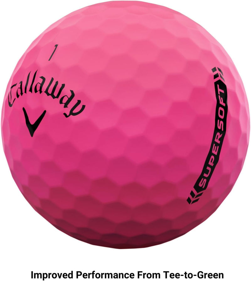 Callaway Supersoft Golfbälle 2023 Rosa, Rosa