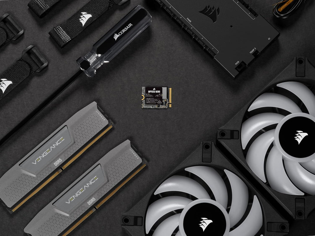 Corsair MP600 Mini 1TB M.2 NVMe PCIe x4 Gen4 2 SSD - M.2 2230 - Bis zu 4.800MB/Sek. Sequentielles Le