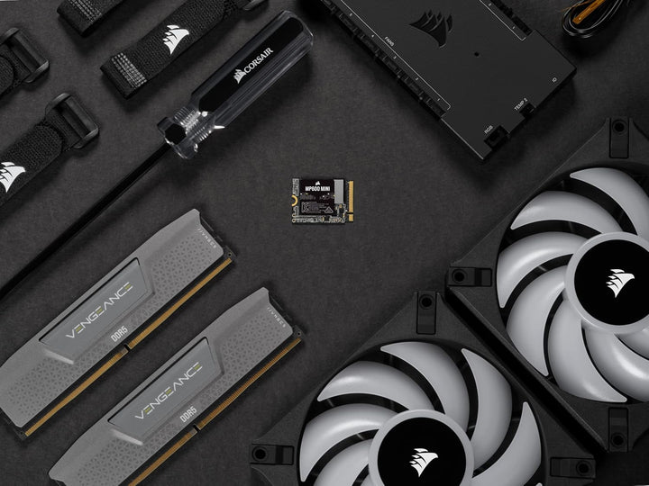 Corsair MP600 Mini 1TB M.2 NVMe PCIe x4 Gen4 2 SSD - M.2 2230 - Bis zu 4.800MB/Sek. Sequentielles Le