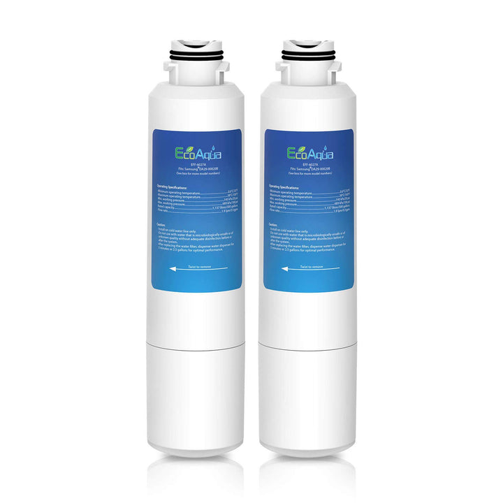 EcoAqua EFF-6027A Kühlschrank Wasserfilter Kompatibel mit Samsung DA29-00020B, DA29-00020A, 04609101