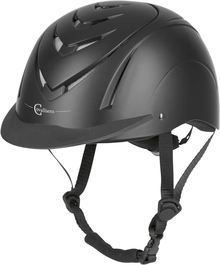 Kerbl Covalliero Reithelm Nerron VG1, Trainingshelm Tunierhelm 55-59 cm, 55-59 cm