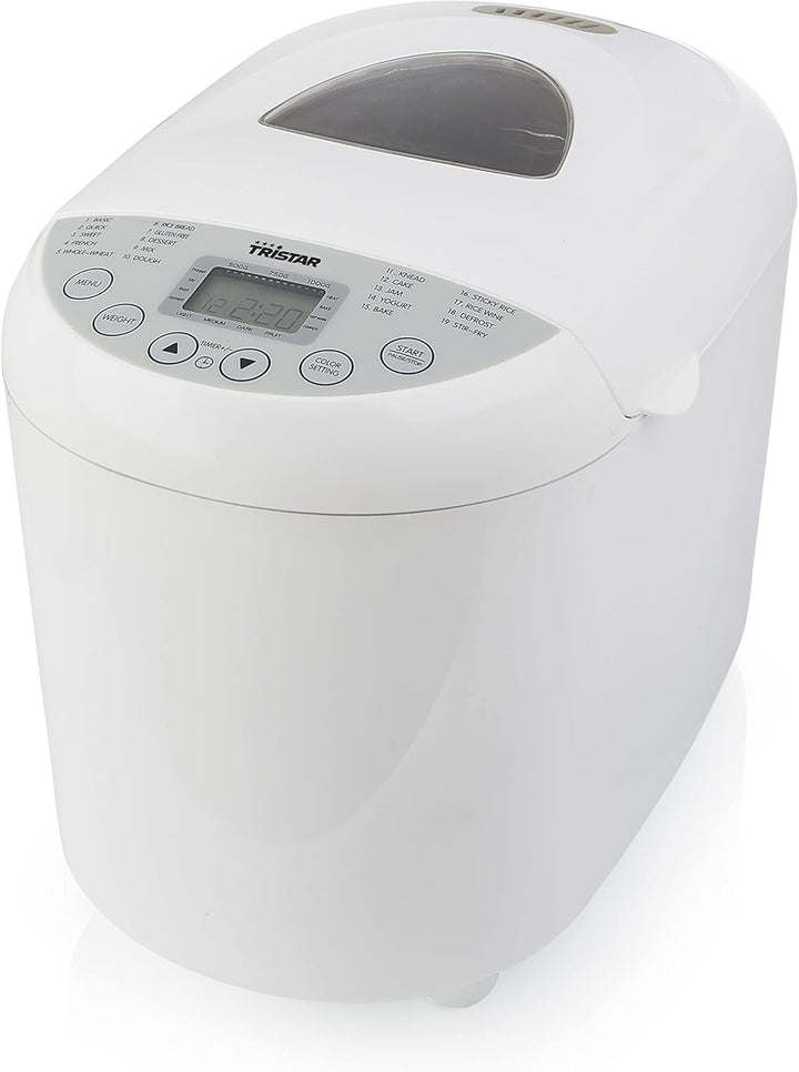 Tristar BM-4586 Brotback-Automat – Einstellbarer Bräunungsgrad für die Kruste – glutenfreies Program