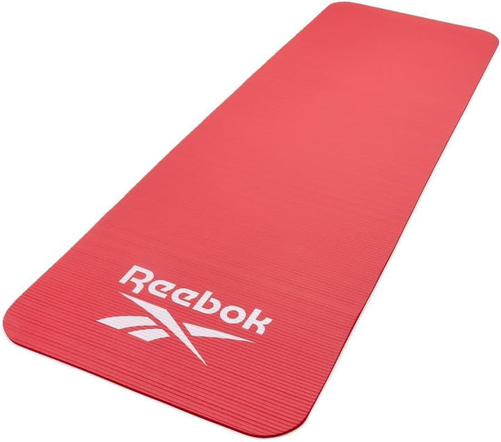 Reebok Trainingsmatte - Rutschfeste Gymnastikmatte aus natürlichem Gummi in 7mm, 10mm, 15mm und vers