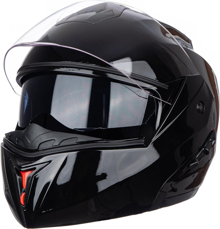 Helm für Motorräder Full-Face Motorcycle Helmet Tragbarer Integralhelme Flip-up Motorradhelm Zertifi