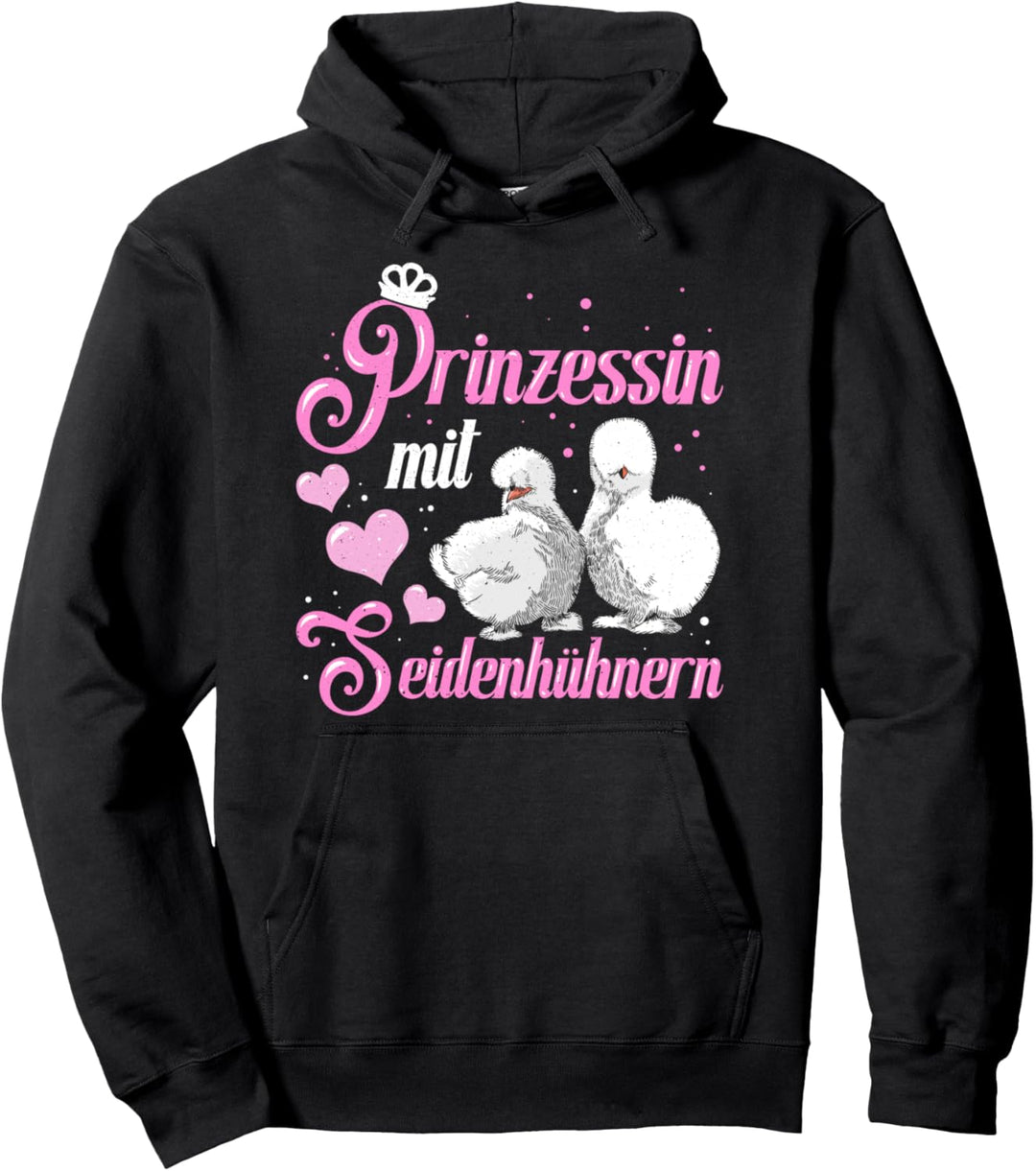 Prinzessin Mit Seidenhühnern Silkie Hühner Mama Seidenhuhn Pullover Hoodie