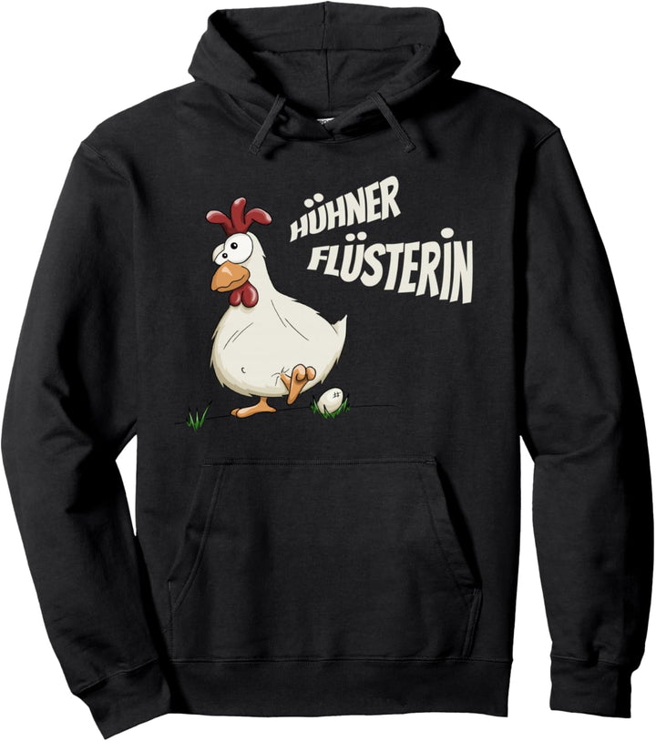 Verrücktes Huhn Landwirtin Bäuerin Hühner Flüsterin Pullover Hoodie