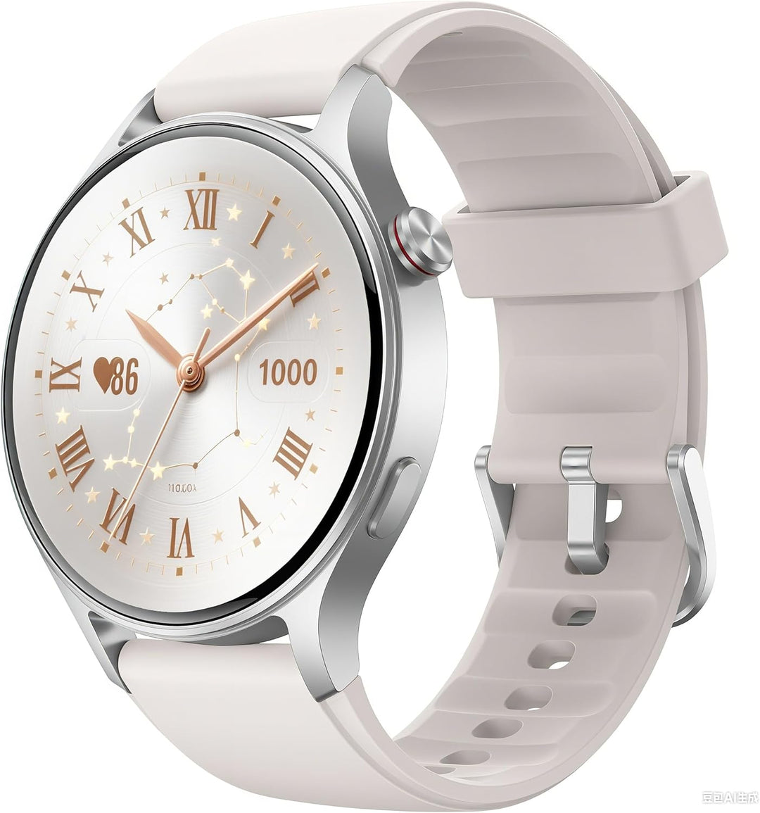 Smartwatch Herren Rund mit Telefonfunktion- 1.32" AMOLED Display, Fitnessuhr mit 110+ Sportmodi &3AT