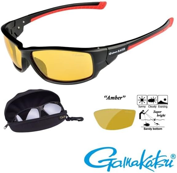 Gamakatsu G-Glasses Polarisationsbrille Racer Light Gray Mirror