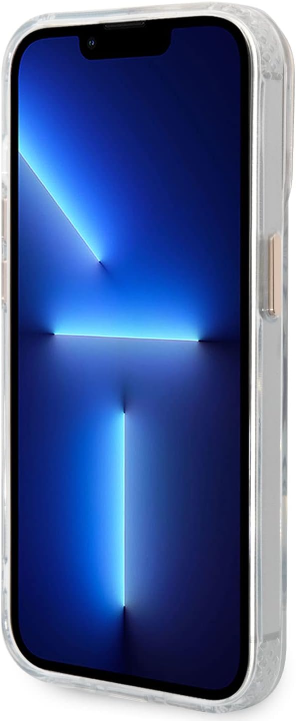 Guess GUHMP14LHTRMD Hülle für iPhone 14 Pro 6,1" Gold/Gold Hard case Metal Outline