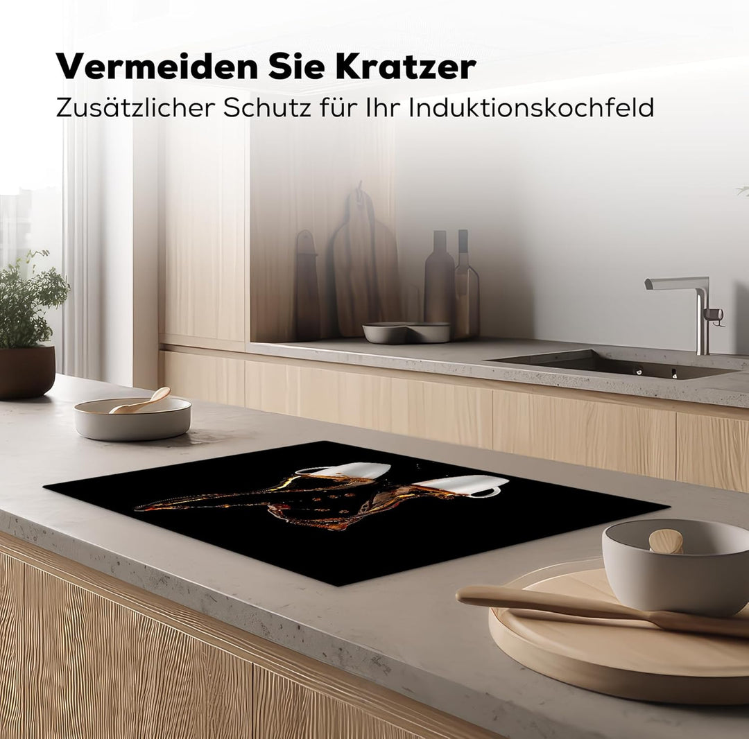 KitchenYeah© Herdabdeckplatte Einteilig Herdabdeckung Abdeckplatte für Ceranfeld Abdeckung Induktion