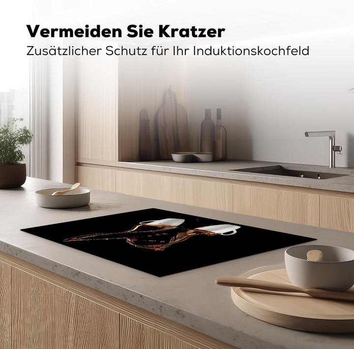 KitchenYeah© Herdabdeckplatte Einteilig Herdabdeckung Abdeckplatte für Ceranfeld Abdeckung Induktion
