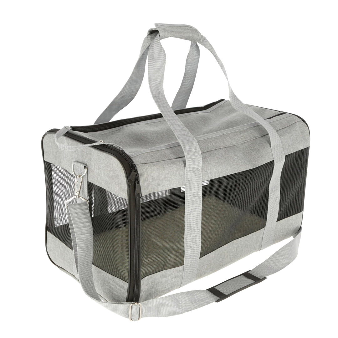 Kerbl 80579 Tragetasche Casual 52x31x31 cm grau, 1.21 kg grau 52x31x31cm, Grau / 52x31x31cm