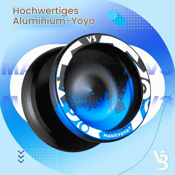 MAGICYOYO Professionelles JoJo V3 Responsive Yoyo für Kinder, Dual Purpose Yo Yo mit Unresponsive Jo