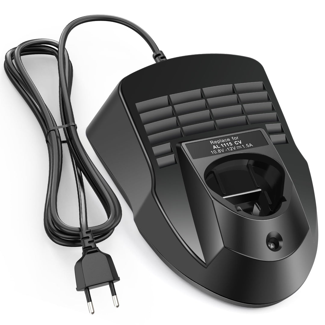 ASUNCELL Li-ion Ladegerät für Bosch Akkus Professional 10,8/12 Volt AL1115CV Ladegerät für Bosch BAT