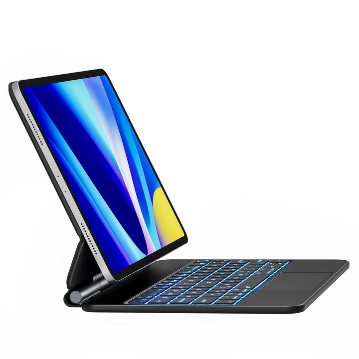 Earto iPad Air 5 Hülle mit Tastatur, Magic Style Keyboard iPad Pro 11 (4/3/2/1Gen), Freischwebende D