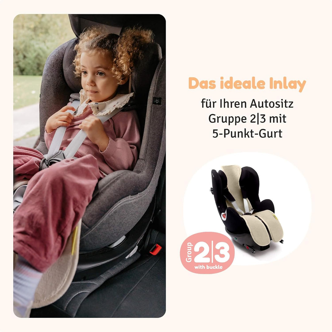 Aeromoov - Baby Sitzauflage Air Layer - Einlage Für Autositz oder Kinderwagen - Gruppe 2/3 mit Beine
