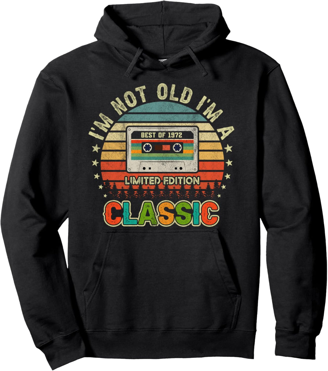 Klassische 1972 49 Jahre alte Geburtstagsgeschenke für Pullover Hoodie