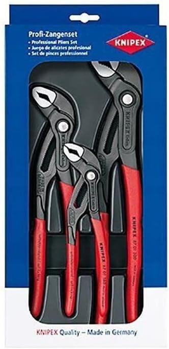 Knipex Zangenschlüssel-Set 3-teilig 330 mm 00 19 55 S7 & Cobra®-Paket (SB-Karte/Blister) 00 20 09 V0