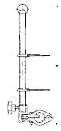 Yacht Steel Flaggenstock, 22mm, 455mm