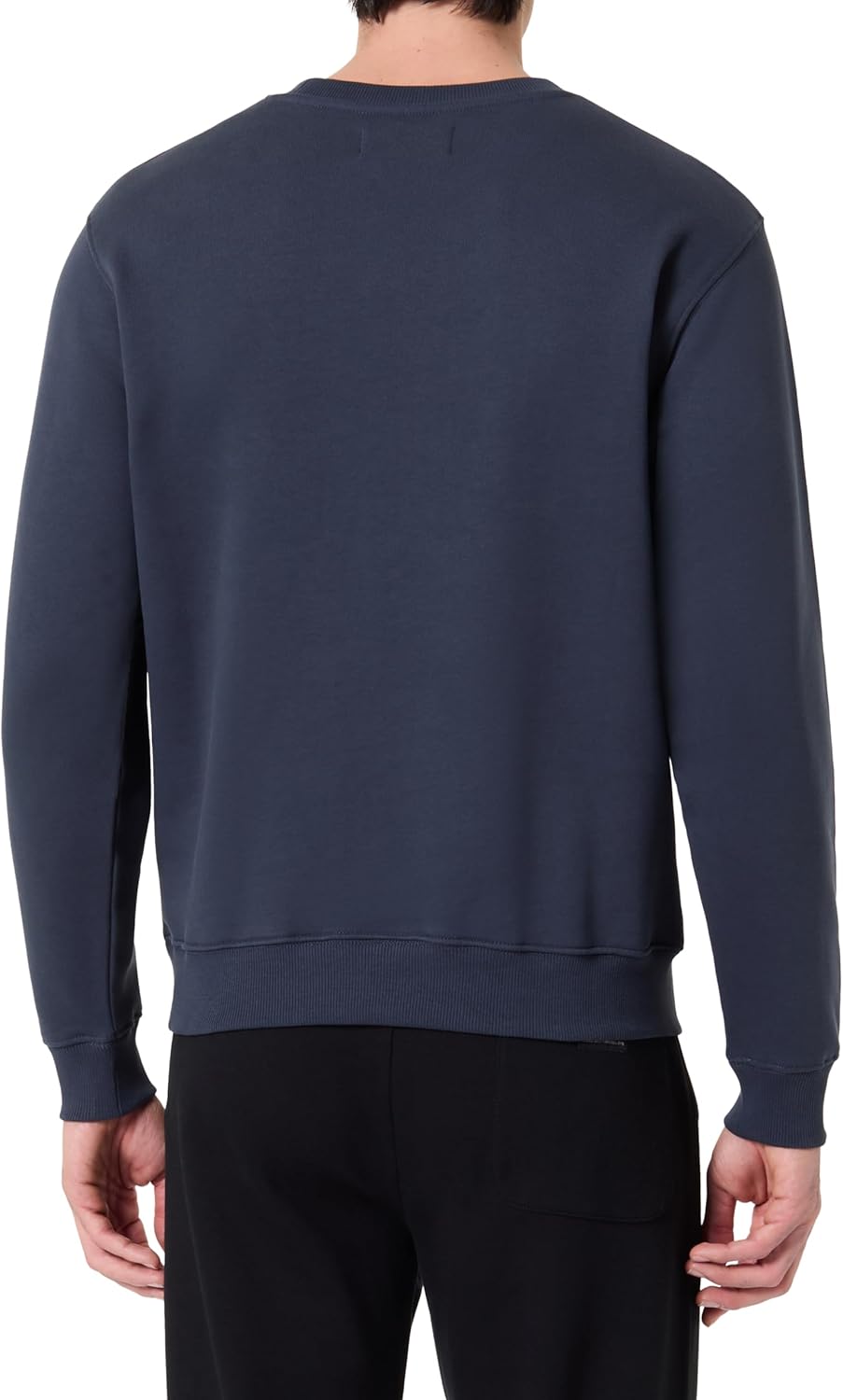 Replay Herren Sweatshirt mit Logo ohne Kapuze M 087 Navy, M 087 Navy
