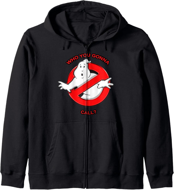 Ghostbusters Who You Gonna Call? Logo Kapuzenjacke