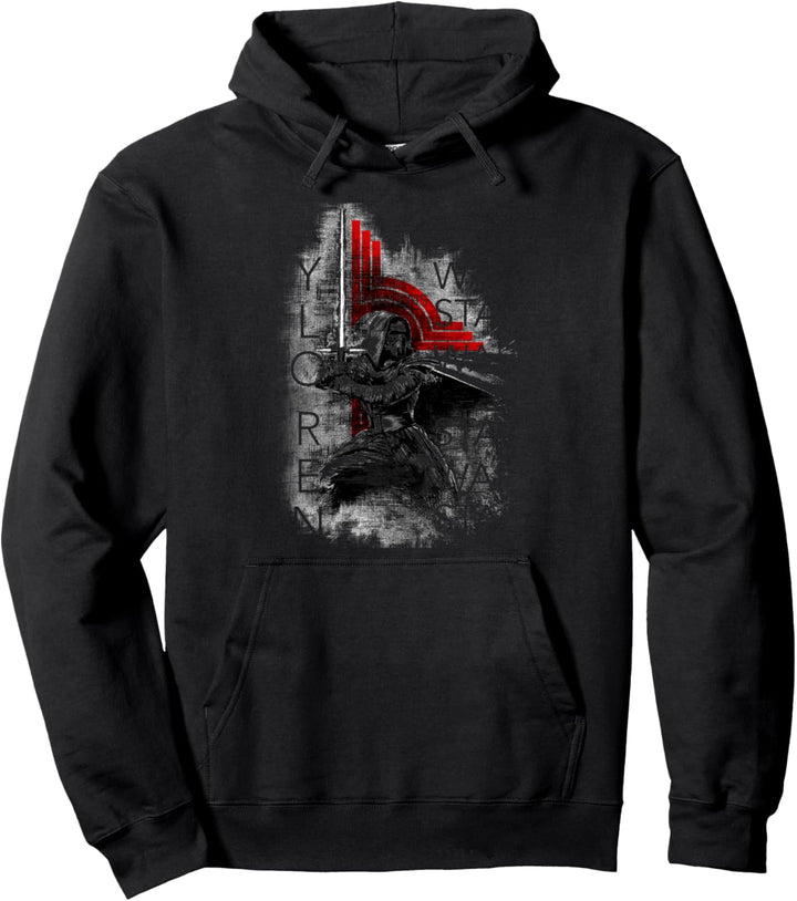 Star Wars Kylo Ren Action Sketch Pullover Hoodie