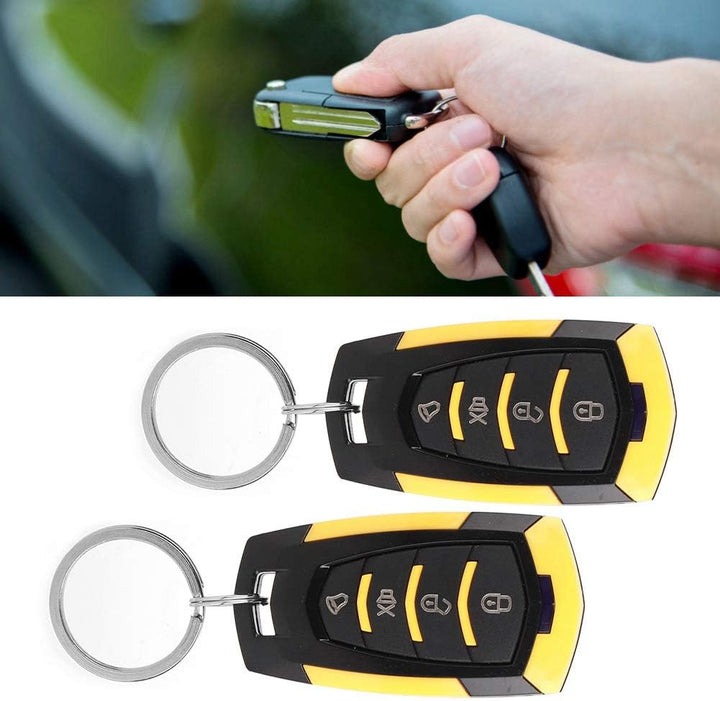 Schlüssellose Zentralverriegelung, Qiilu 433.92 MHz Universal Zentralverriegelungssatz für Autoalarm