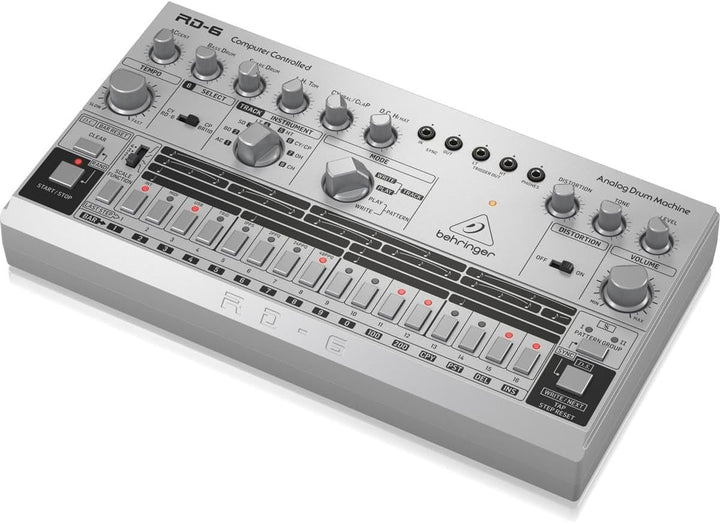 Behringer RD-6-SR Silber RHYTHM DESIGNER RD-6 Single, Silber RHYTHM DESIGNER RD-6 Single