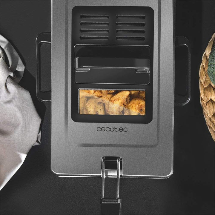 Cecotec Friteuse CleanFry - 1,5-3L, Temperatur bis 190 ªC, Wanne ist Geschirrspühlmaschinen tauglich