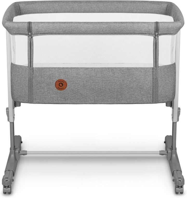 Lionelo Aurora 3 in 1 Babybett bis 9 kg, Beistellbett, Wiege, Höhenverstellug und Einstellung der Ne