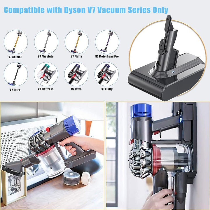 STANEW 21.6 V, 4600mAh Li-ion Akku Ersatzakku für Dyson V7 SV11 Staubsauger, Ersatzakku für Dyson Ak