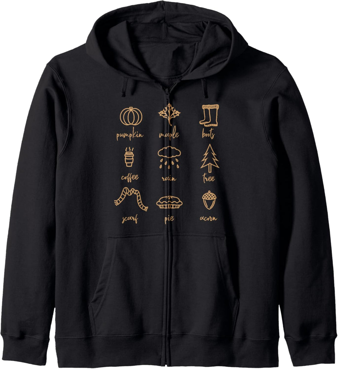 Trendy Fall Nine Icons Kapuzenjacke