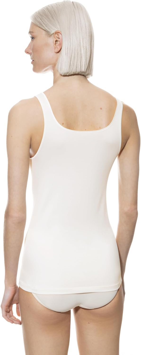 Mey Tagwäsche Serie Emotion Damen Tops breiter Träger 55204, S Champagner