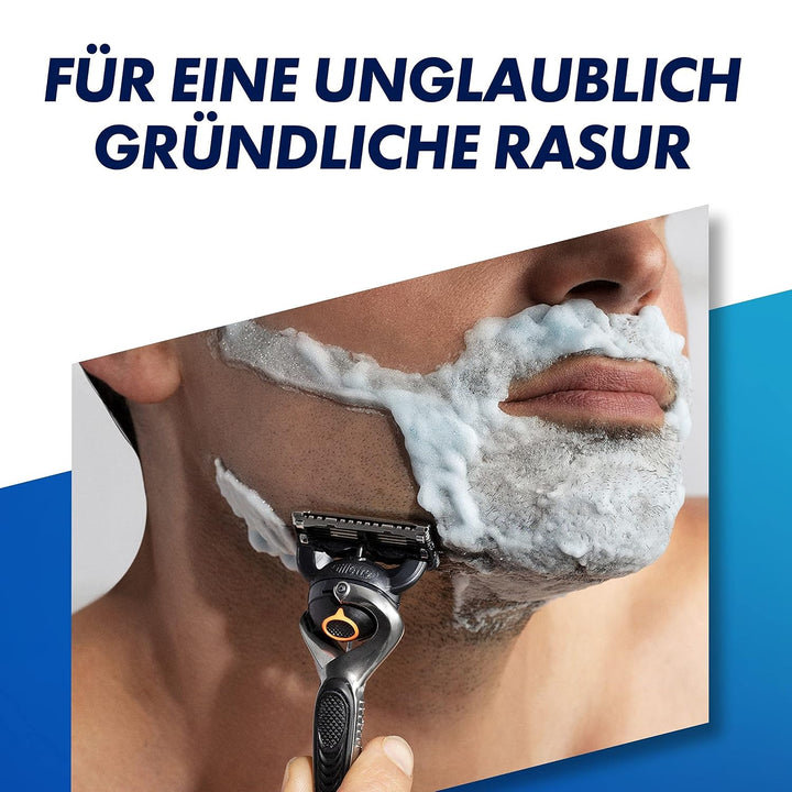 Gillette ProGlide Nassrasierer Herren Set, Rasierer + 4 Rasierklingen mit 5-fach Klinge, Geschenk fü