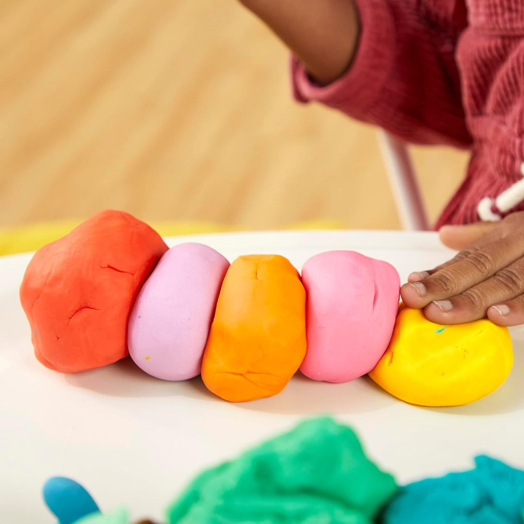 Play-Doh F1528FF2 65 Vielfalt Pack mit sortierten Knetsorten für Kinder ab 3 Jahren, 28g-Dosen, Mult