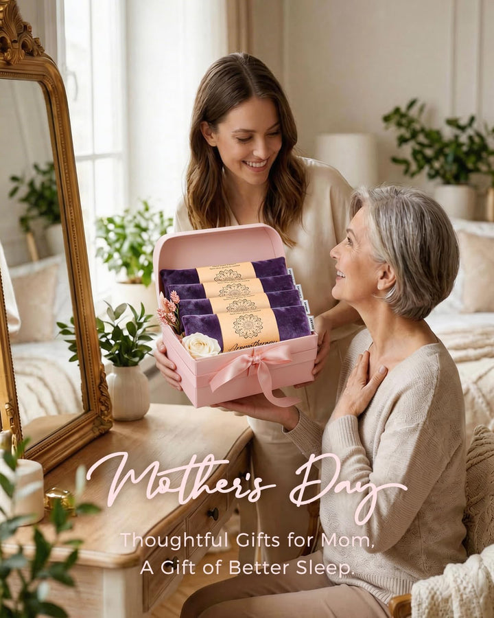 Hihealer 2er / 4er-Pack Augenmaske Gewichts-Augenmaske mit Lavendel-Aromatherapie für Schlaf, Yoga,
