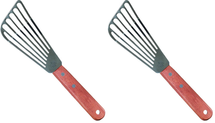 La Cuisine Pfannenwender Edelstahl mit Schlitzen zum Wenden von Fischen Fleischeiern Pfannkuchen Abg