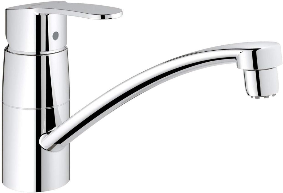 GROHE Eurosmart Cosmopolitan Küchenarmatur, niedriger Auslauf, Niederdruck 31179000 flacher Auslauf