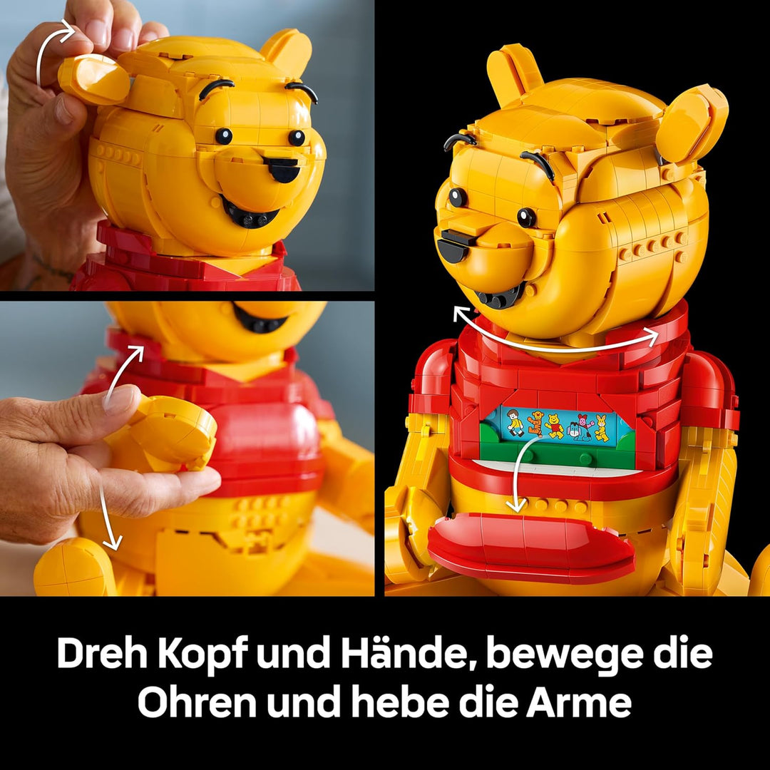 LEGO | Disney Winnie Puuh - Modellbau für Erwachsene zum Ausstellen - mit Honigtopf, Sammler Minifig