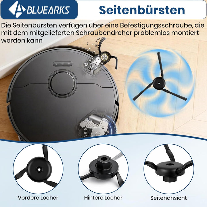 25 Stück Zubehör für Dreame L10s Ultra Gen 3/X40 Ultra Complete/L40 Ultra/Mova P50 Ultra Saugroboter