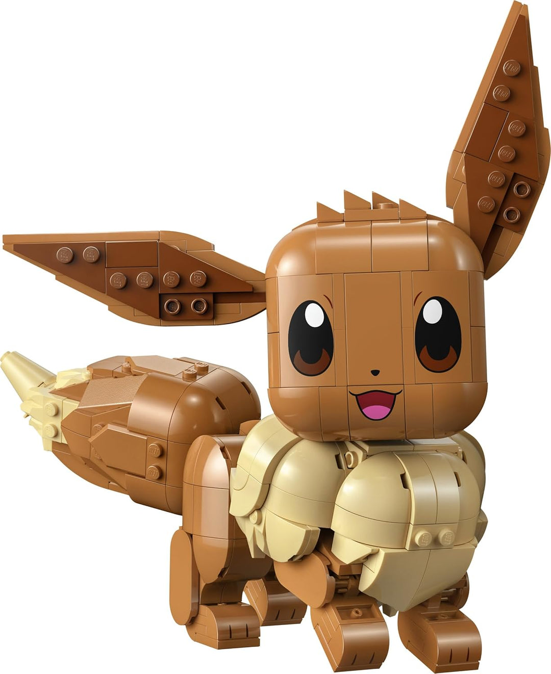 LEGO Pokémon Evoli Figur - Bauset für Erwachsene - Anime Modellbau mit beweglichen Gliedmassen, Ohre