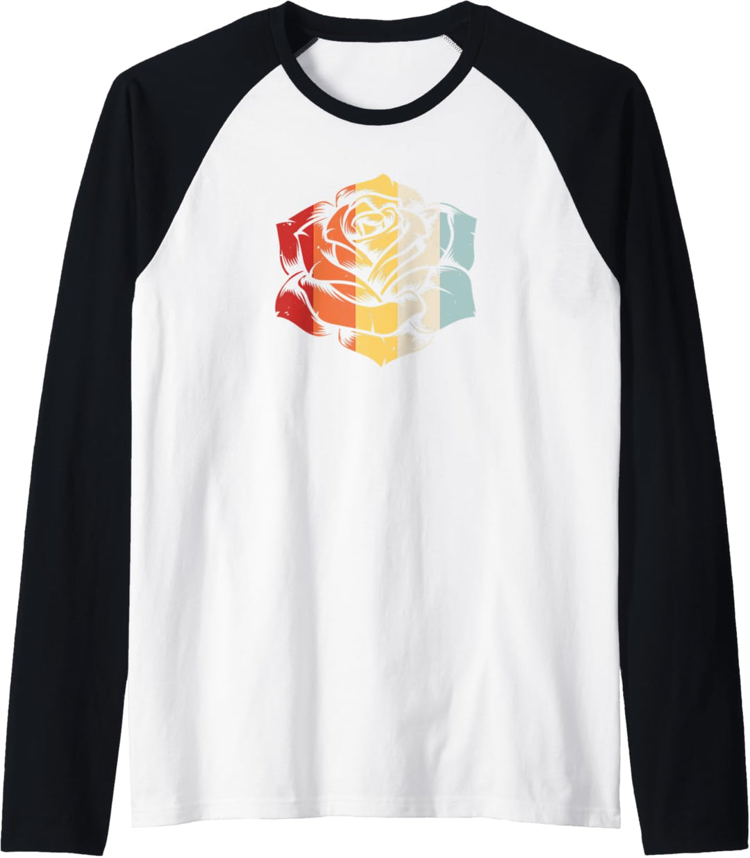 Retro Rosen Blume Gärtner Garten - Vintage Rose Raglan
